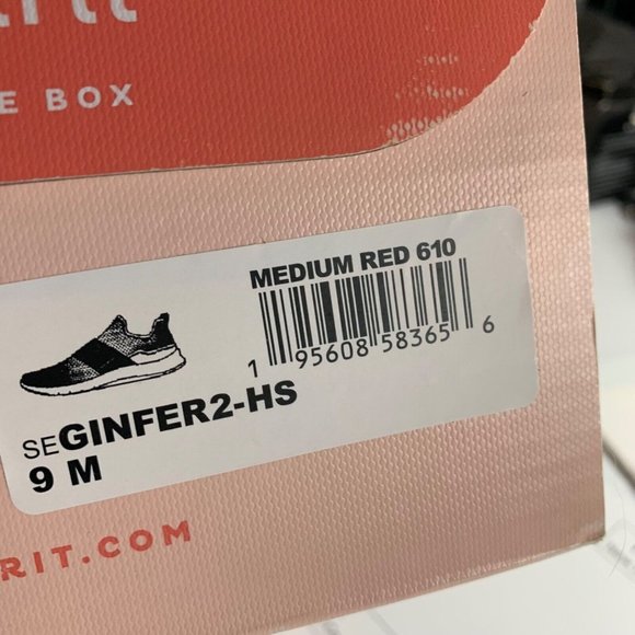 Easy Spirit Ginfer Women's Slip-On Sneaker Size 9 M Microsuede Knit Red NIB S198 - Picture 8 of 10